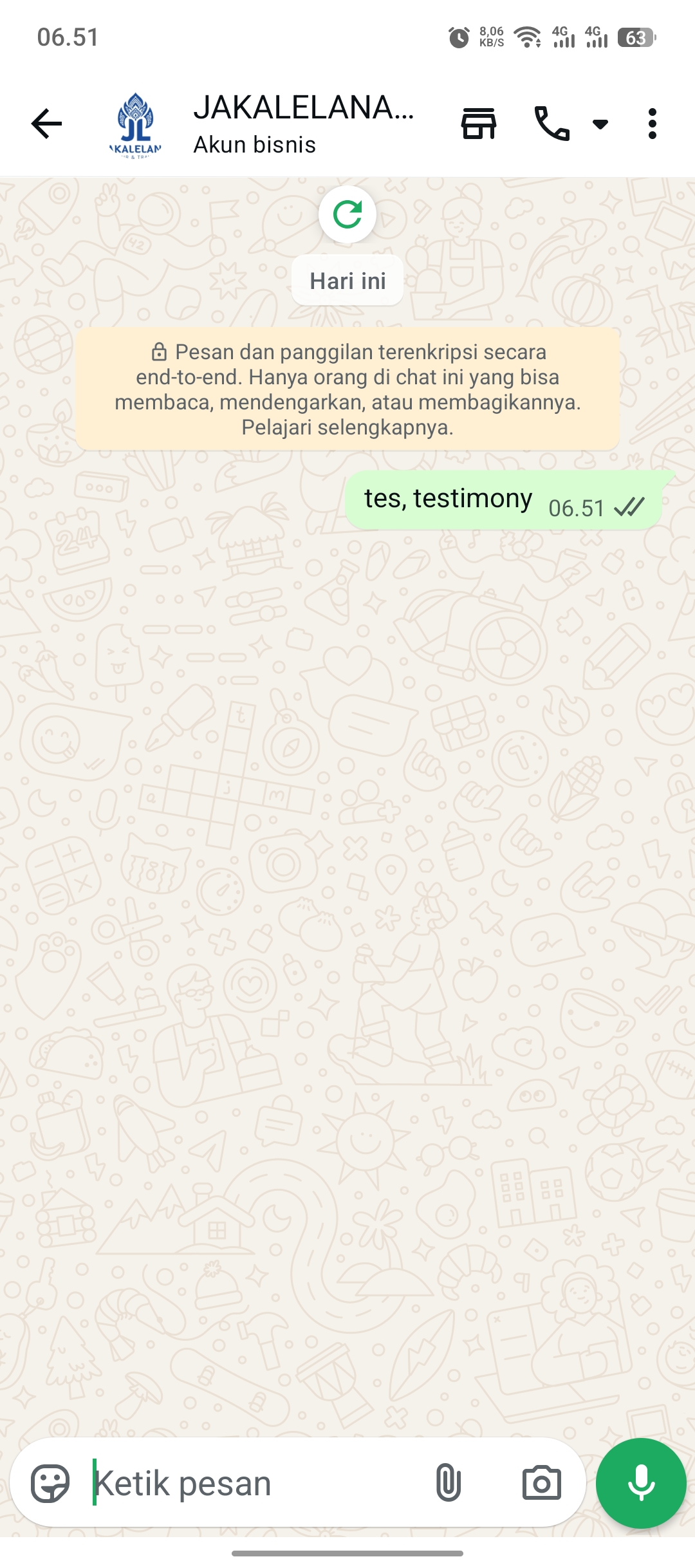 Testimoni Budi Santoso